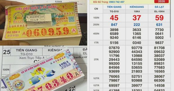 Xổ số miền Nam ngày 25 tháng 10: Chi 1,6 triệu mua nguyên cây, trúng đài Đà Lạt
