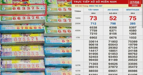 Xổ số miền Nam ngày 27 tháng 8: Tìm người trúng cọc vé đài Bình Thuận