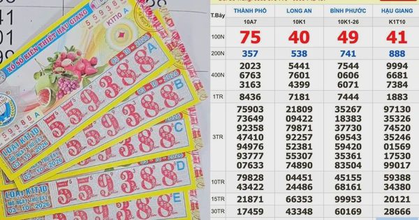 Xổ số miền Nam ngày 3 tháng 10: 'Truy tìm' vé 888888 trúng số đài Hậu Giang