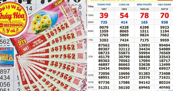 Xổ số miền Nam ngày 31 tháng 10: Tìm vé dãy 897978 trúng độc đắc đài TP.HCM