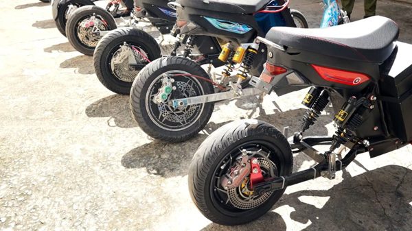 Xử lý 21 thanh thiếu niên tụ tập, điều khiển xe điện độ chế gây mất trật tự ở Vũng Tàu