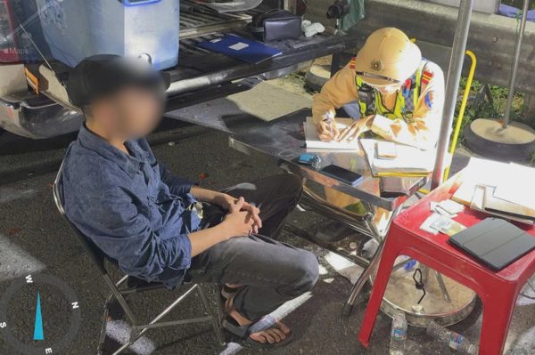Xử lý tài xế dương tính ma túy khi lưu thông trên cao tốc