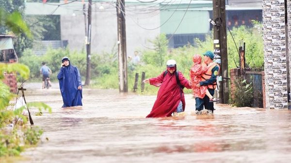 Xử lý tình trạng ngập úng khu dân cư ven sông Buông