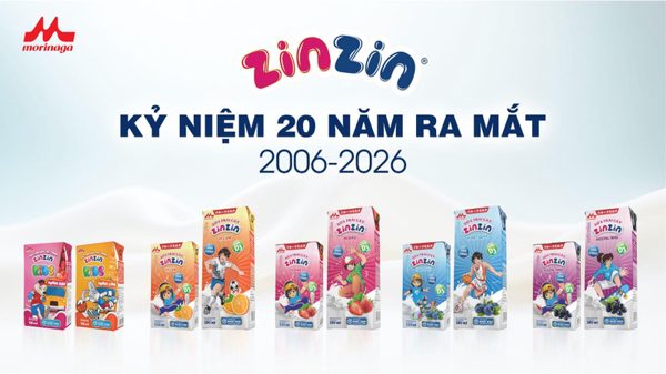 ZinZin kỷ niệm 20 năm ra mắt tại Việt Nam, tiếp tục hành trình mới cùng Tập đoàn Morinaga Milk